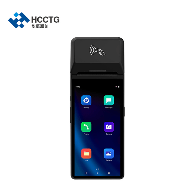 HCCTG GMS 6 Inch NFC Handheld Android 10.0 POS Machine With 58mm Thermal Printer Z300