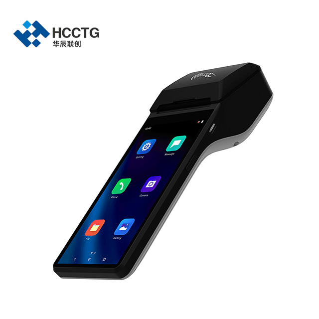 HCCTG GMS 6 Inch NFC Handheld Android 10.0 POS Machine With 58mm Thermal Printer Z300