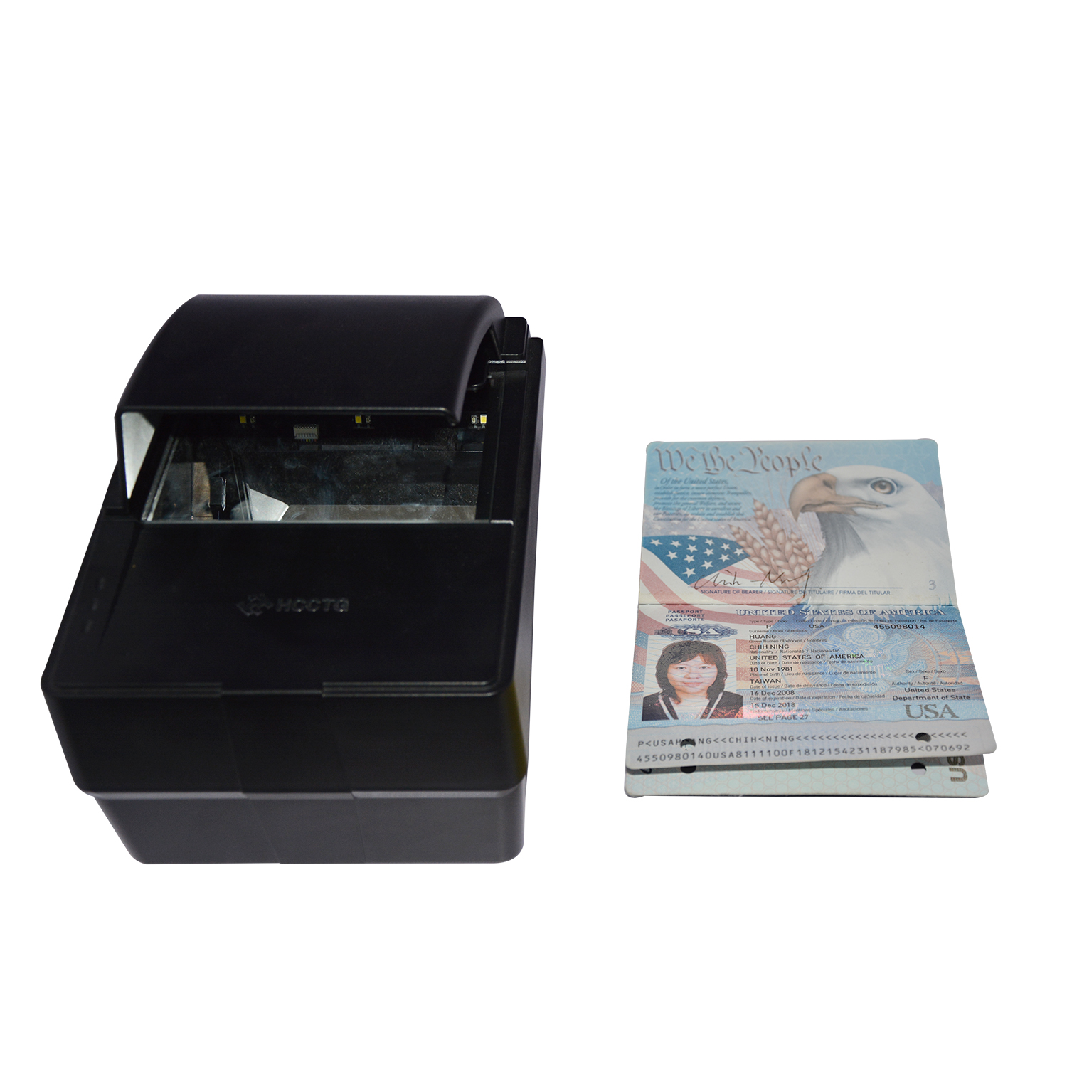 OCR MRZ Passport Scanner Reader ISO14443 RFID E-Passport Machine PPR-100B