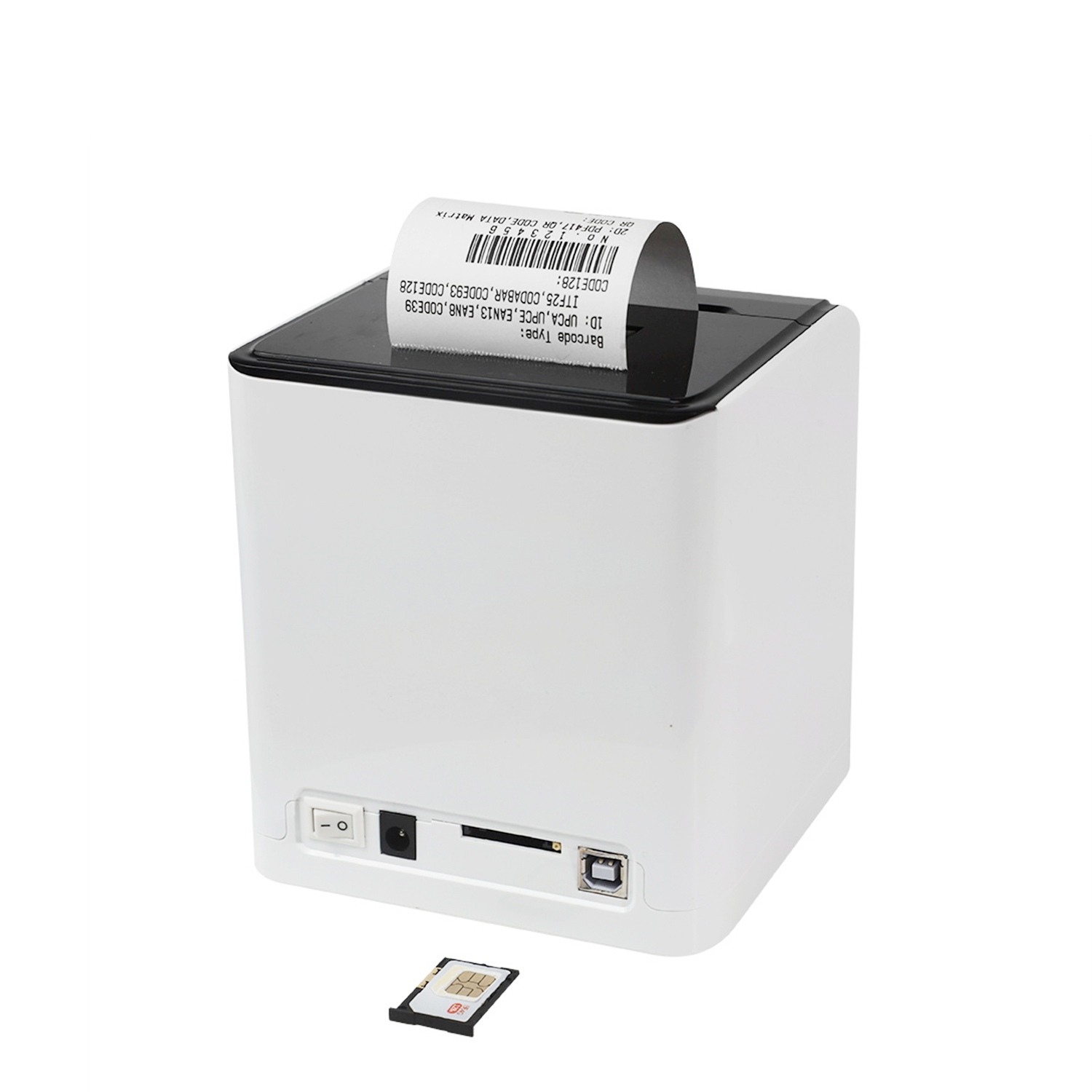 Rs232 SMS/Cloud Printing 58MM POS Receipt Printer 2D Barcode Small Printer For Bill HCC-POS58D