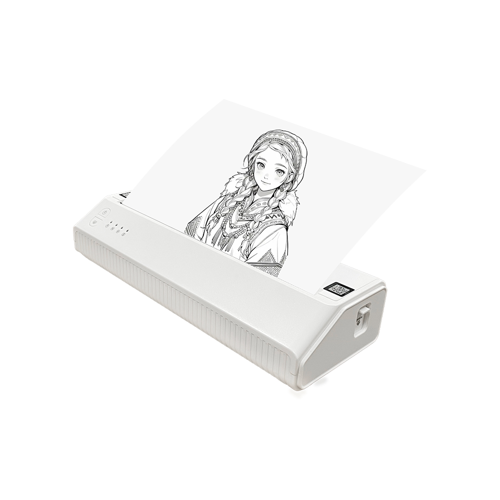 HCCTG A4 Paper USB Bluetooth Portable Thermal Printer HCC-A4PP