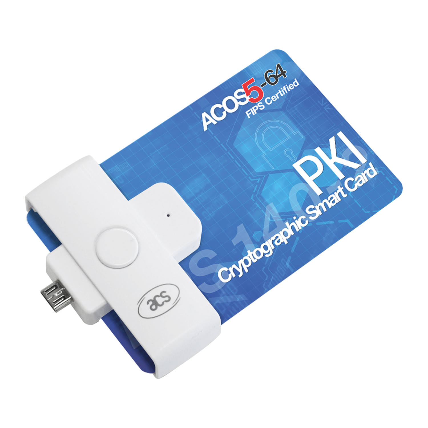 ACS ISO7816 EMV UnionPay Portable Contact Smart Card Reader For E-Payment ACR39U-ND