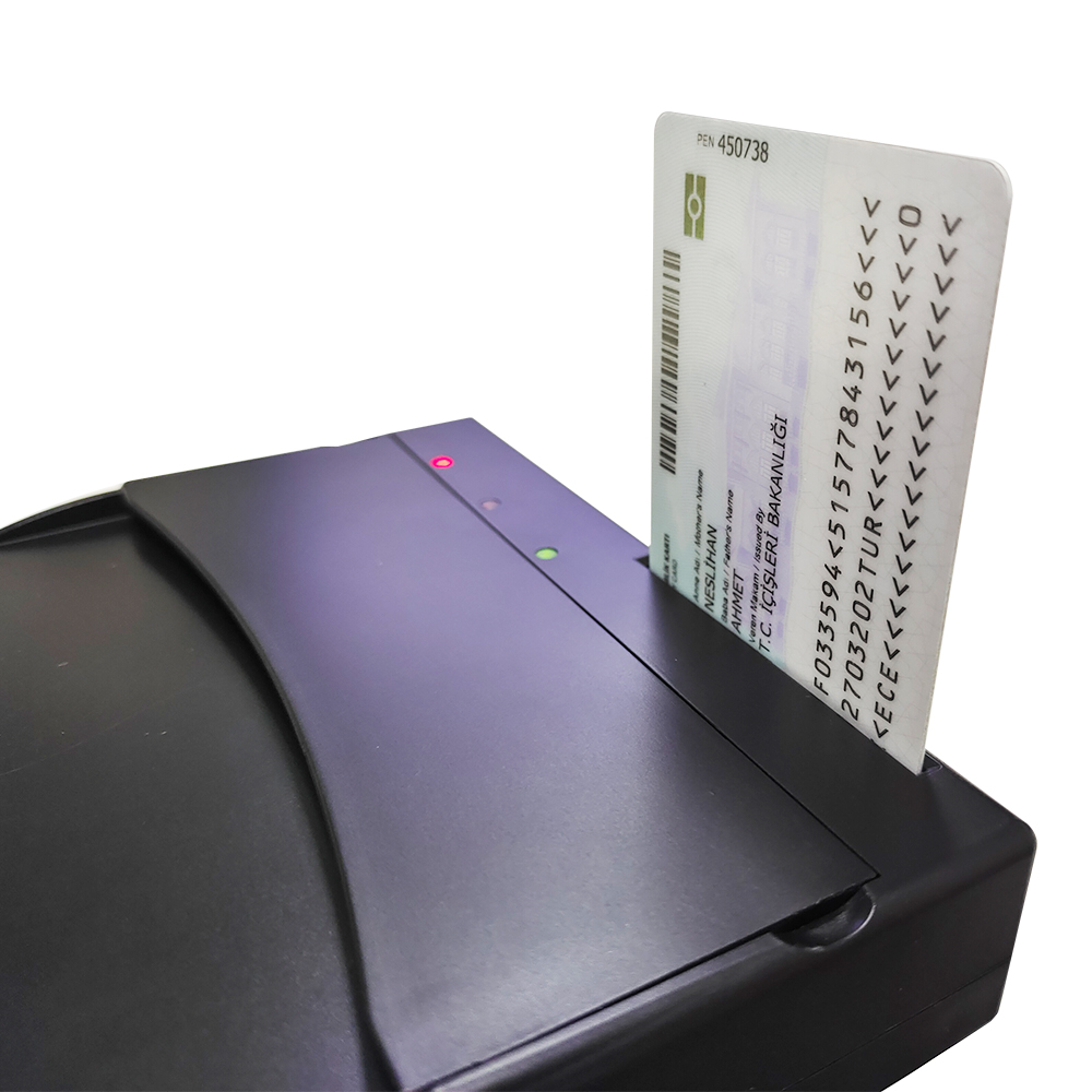 HCCTG USB OCR Passports Half-Page MRZ & ID Chip Card Reader PPR100 Plus