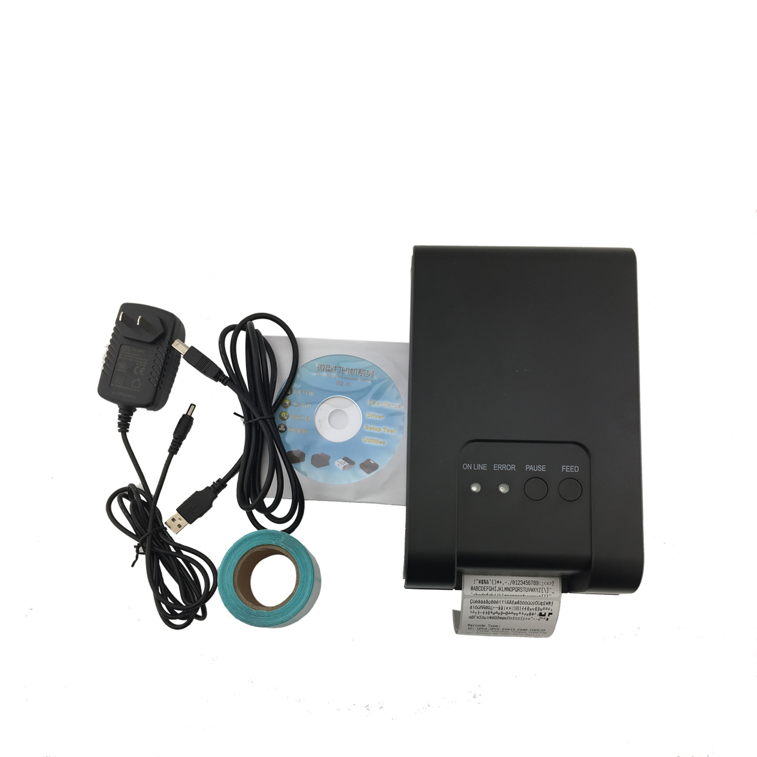 Desktop ESC/POS 58mm USB Ethernet Usb Interface Thermal Barcode Label Printer HCC-TL21