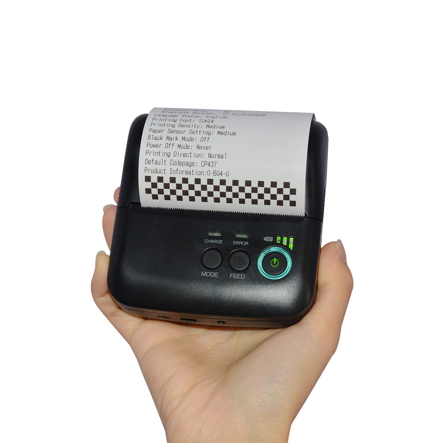 80MM Portable USB Bluetooth Thermal Receipt Printer HCC-T9