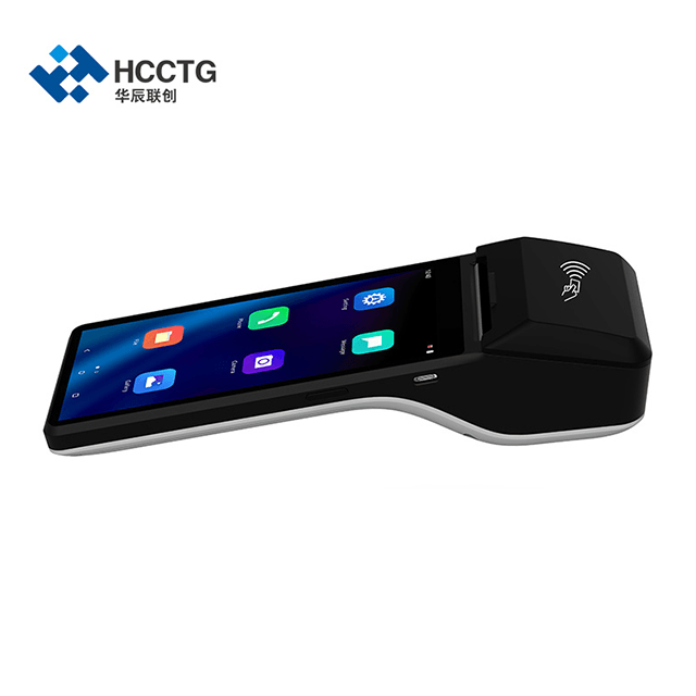 HCCTG GMS 6 Inch NFC Handheld Android 10.0 POS Machine With 58mm Thermal Printer Z300