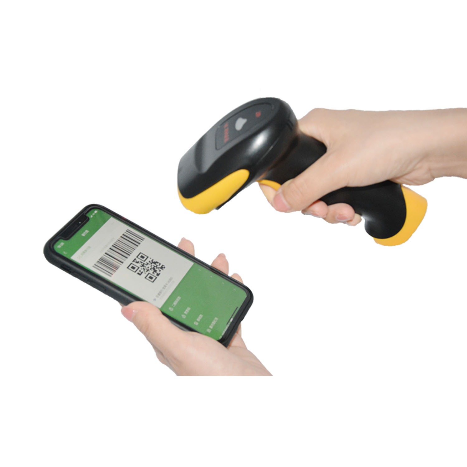 433MHz Wireless Industrial Smart Handheld Rugged 2D Barcode Scanner HS-6410
