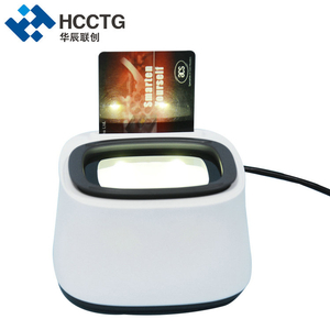 ISO7816 NFC IC Card Reader 2D Desktop Barcode Scanner HCC3300