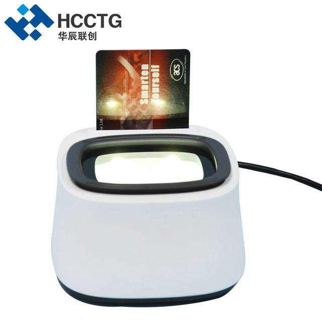 ISO7816 NFC IC Card Reader 2D Desktop Barcode Scanner HCC3300