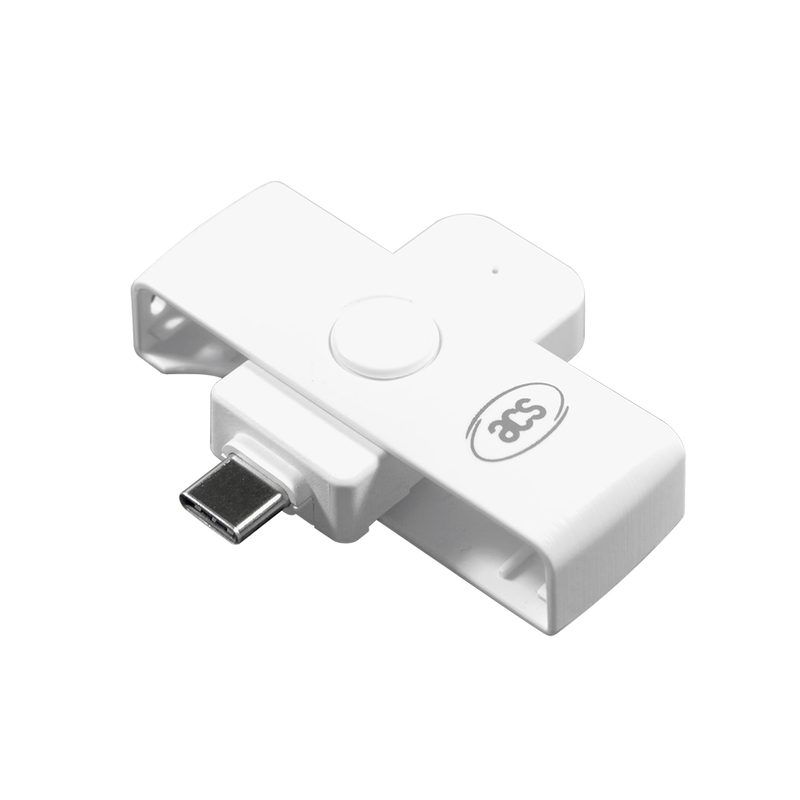 Hot Sale EMV Portable USB Type C Contact Smart Card Reader For E-Government ACR39U-NF