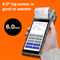 HCC GMS 6 Inch NFC Handheld Android 10.0 POS Machine With 58mm Thermal Printer Z300