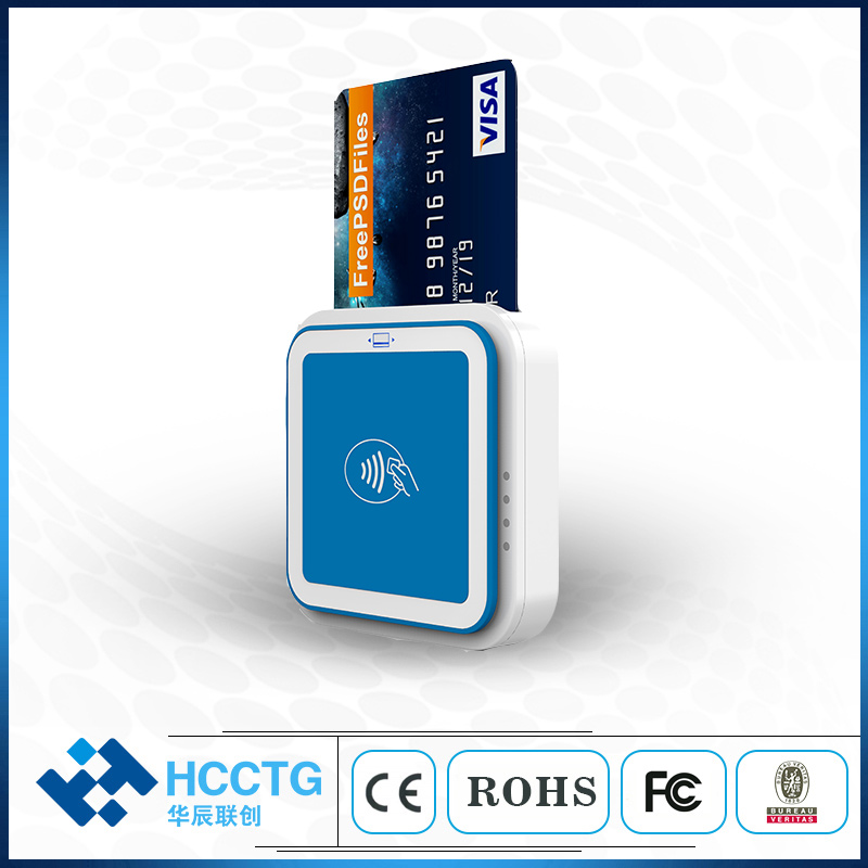 HCC Bluetooth IC&NFC Magnetic Card Reader MPOS For Android/IOS I9