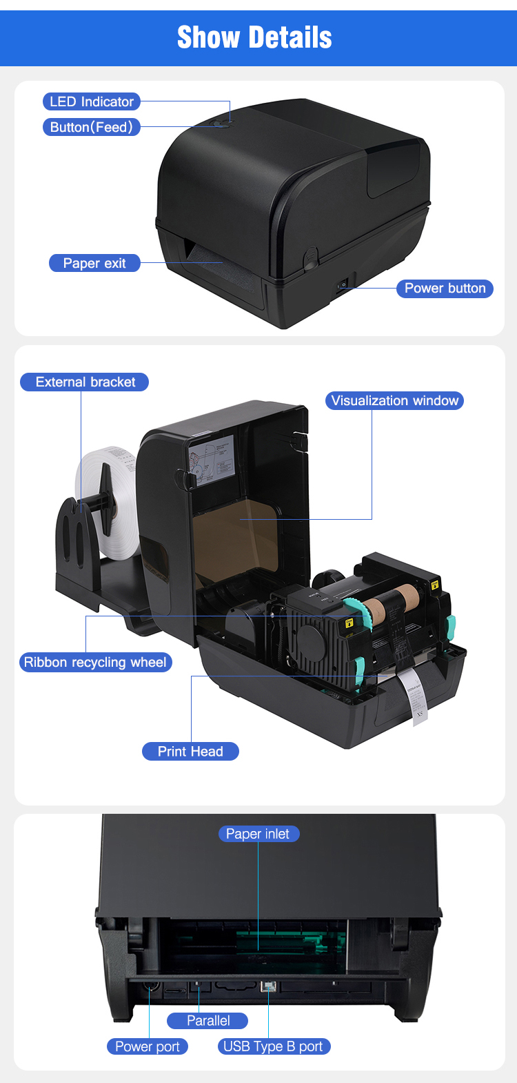 Buy Wholesale China Thermal 1d/2d Barcode Wash Care Label Printer For  Clothes Industry Hcc-2054ta & Wash Care Label Printer at USD 160