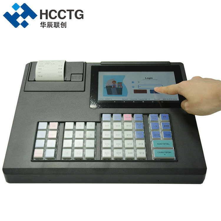 Retail Software 7 Inch 48-Key Keyboard Electronic Cash Register All in One POS Terminal HCC-A1170