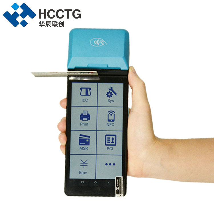 HCCTG GMS Android 11.0 EMV All In One Mobile Payment System POS Machine Z500