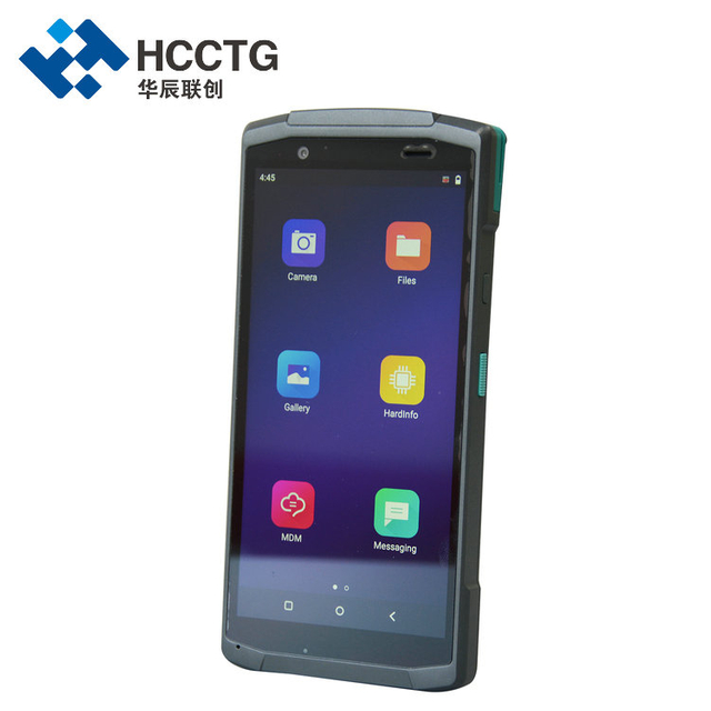 5.7 Inch Bluetooth Android 10 NFC 4G POS Terminal Handheld PDAs HCC-CS20