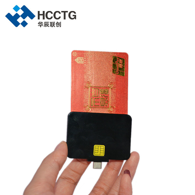 ISO7816 ROHS EMV USB Type C Smart Card Reader DCR32