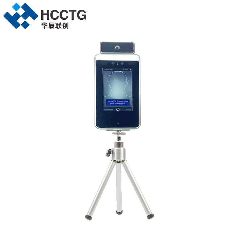 Linux System Face Temperature Measurement EU Health QR Code Scanning HS-640