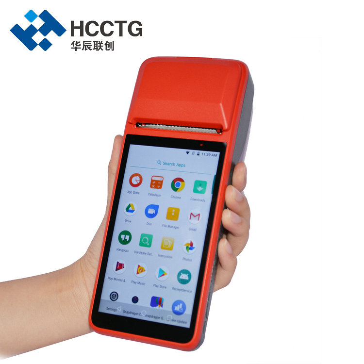 HCC 4G GPS 5 Inch Android 7.1 Smart POS Terminal With 58mm Printer R330