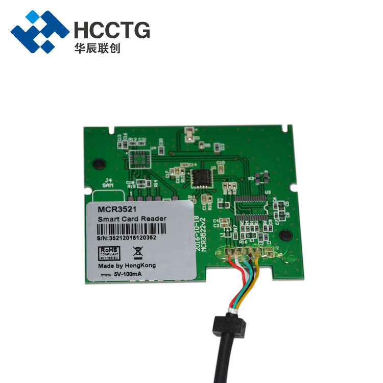 USB ISO 7816 EMV Contact Smart Card Reader Module MCR3521-M from China ...