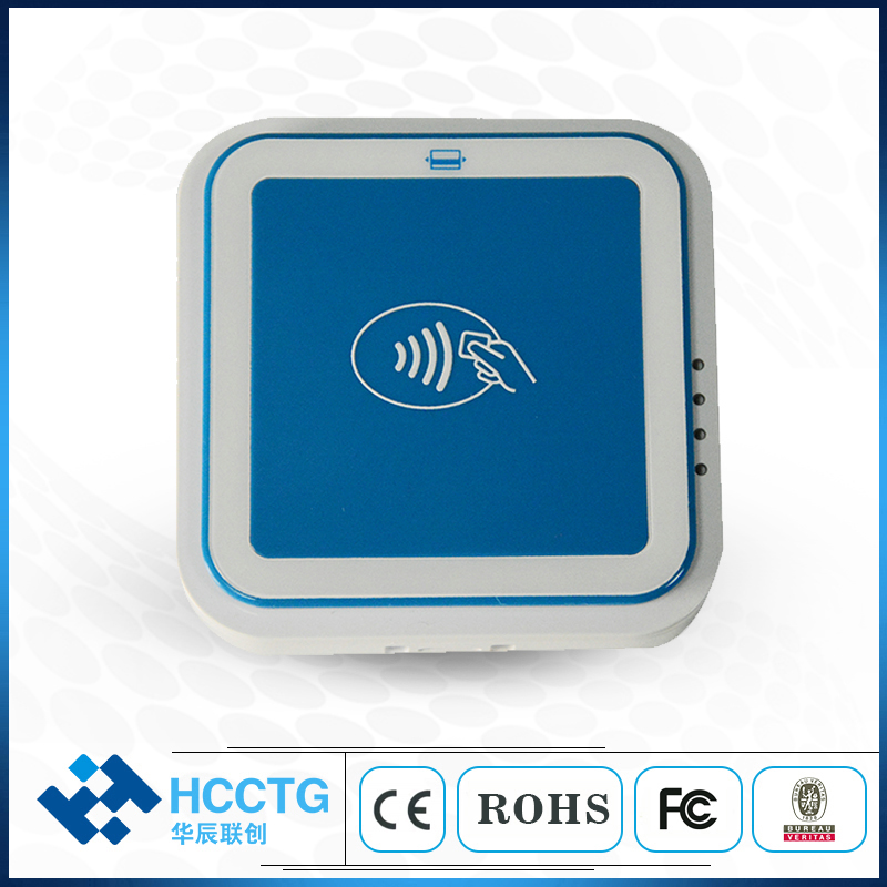 HCC Bluetooth IC&NFC Magnetic Card Reader MPOS For Android/IOS I9