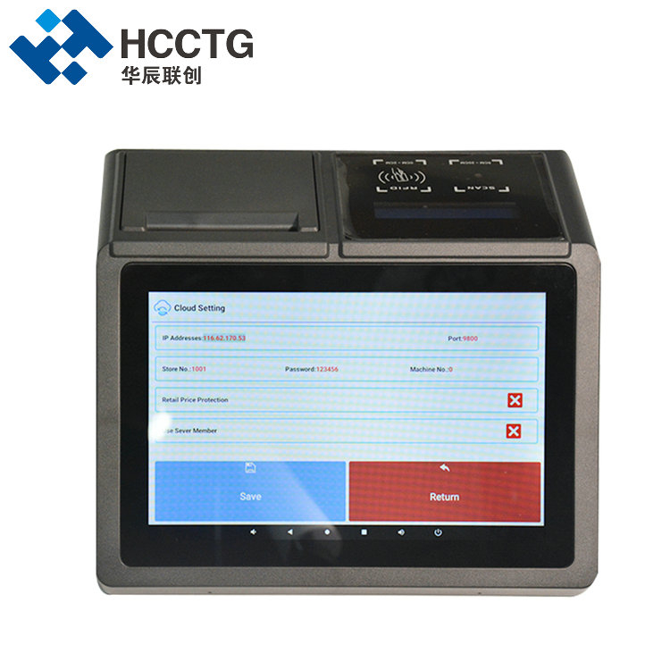 NFC 2D Barcode Scanning All In One Android Retail POS Terminal HCC-A1190