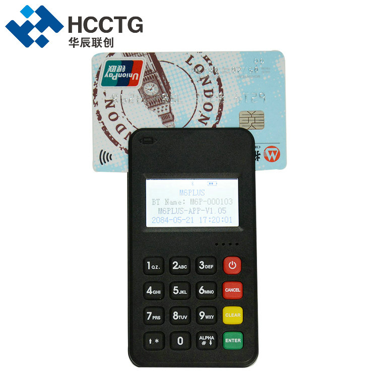 HCCTG Bluetooth 3 In 1 Card Payment Reader Mobile POS M6 PLUS
