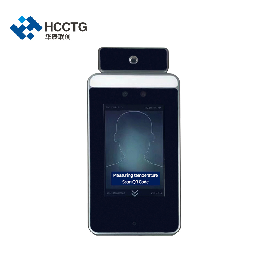 Linux Multi-Language Face Recognition EU Health Code Green Pass Scanner HS-640