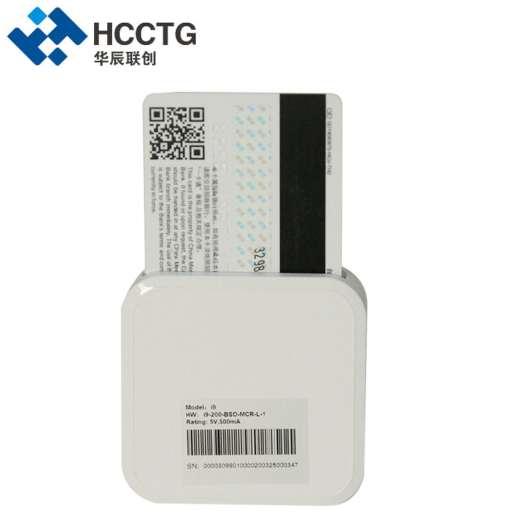 CE EMV 3 In 1 Card Reader Bluetooth Smart Mobile POS For Android/IOS I9