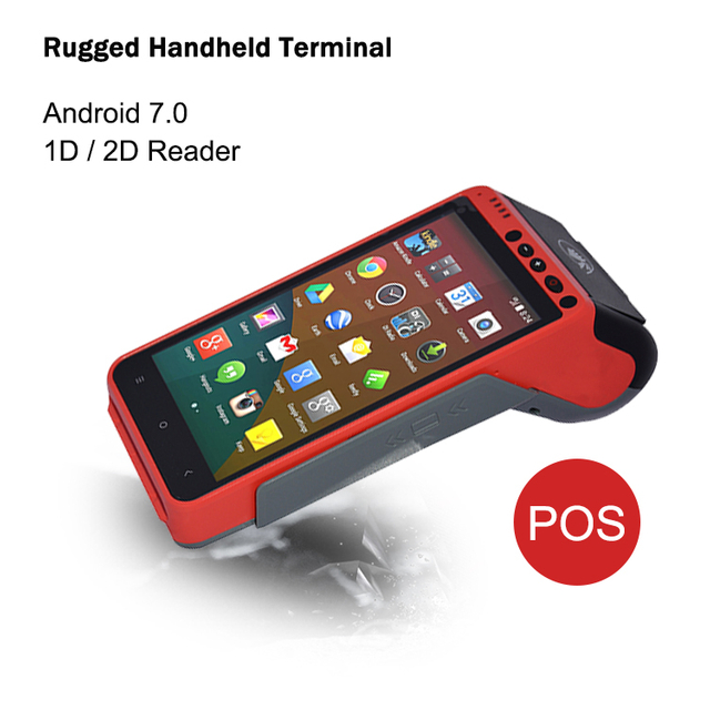 EMV PCI Android 7.0 Smart POS Machine WIth Built-in Printer HCC-Z100