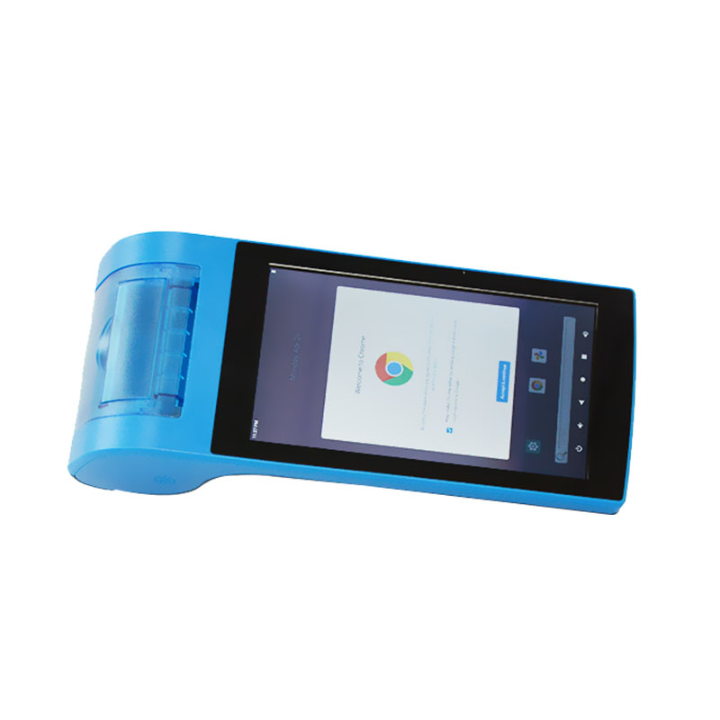 7 Inch Handheld Android POS Terminal With 58mm Printer Z130