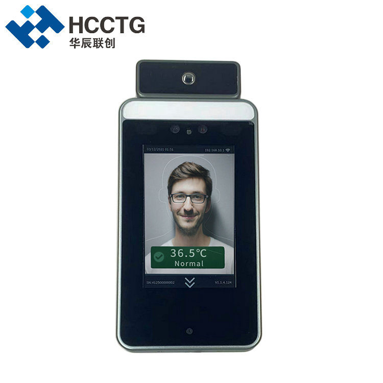 Linux System Face Temperature Measurement EU Health QR Code Scanning HS-640