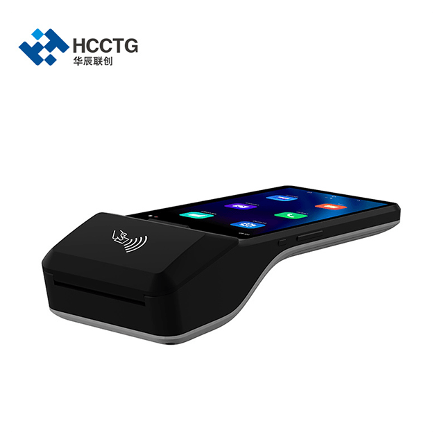 HCCTG GMS 6 Inch NFC Handheld Android 10.0 POS Machine With 58mm Thermal Printer Z300