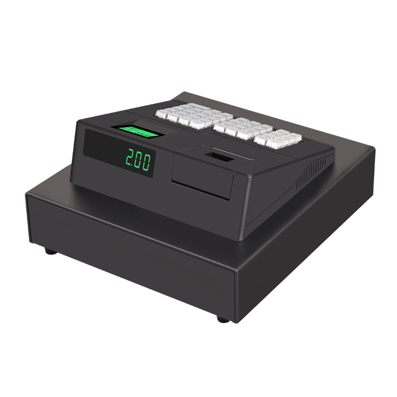 39 Keys RS232 USB Electronic Cash Register With 58mm Thermal Printer ECR600