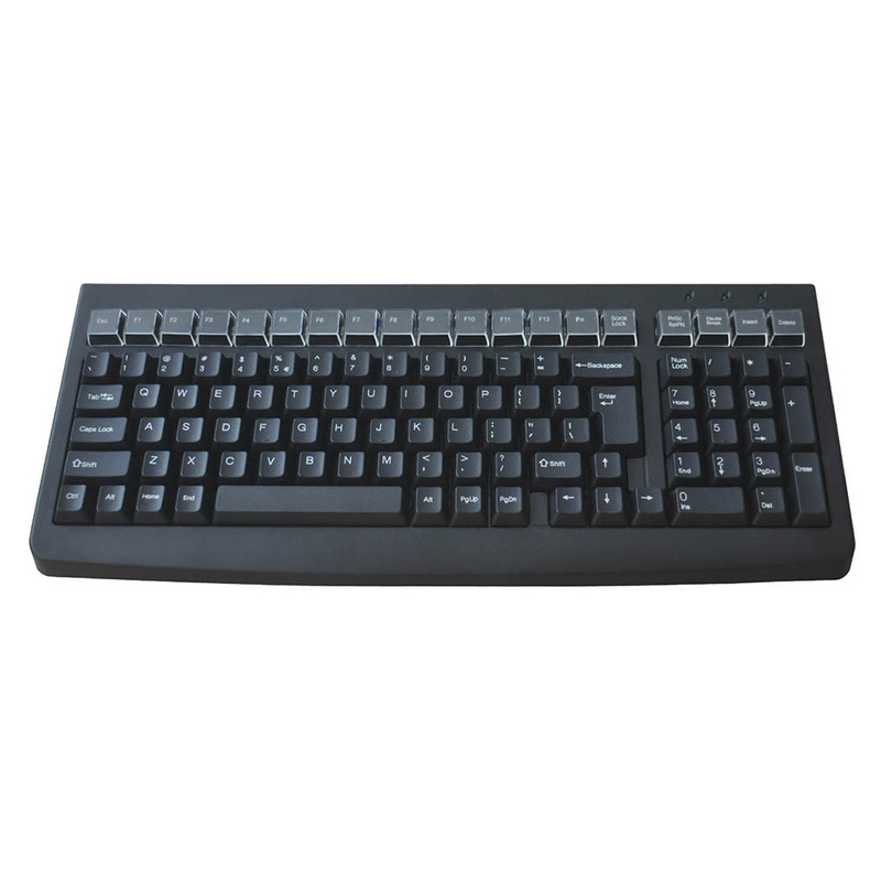 PS/2 USB 101Keys Membrane Keyboard With Standard Keyboard Code HCC-KB101R