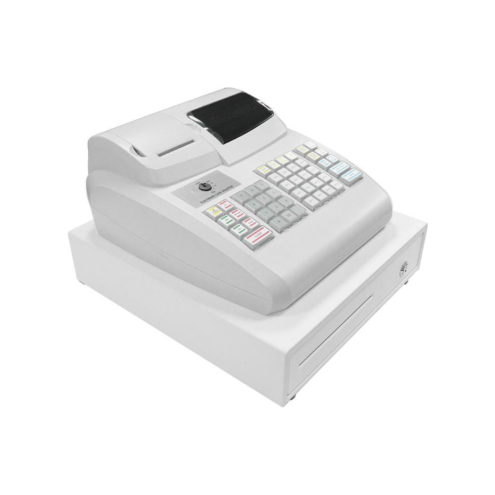 RS232 48keys Electronic Cash Register With 58mm Thermal Printer fixed ECR100