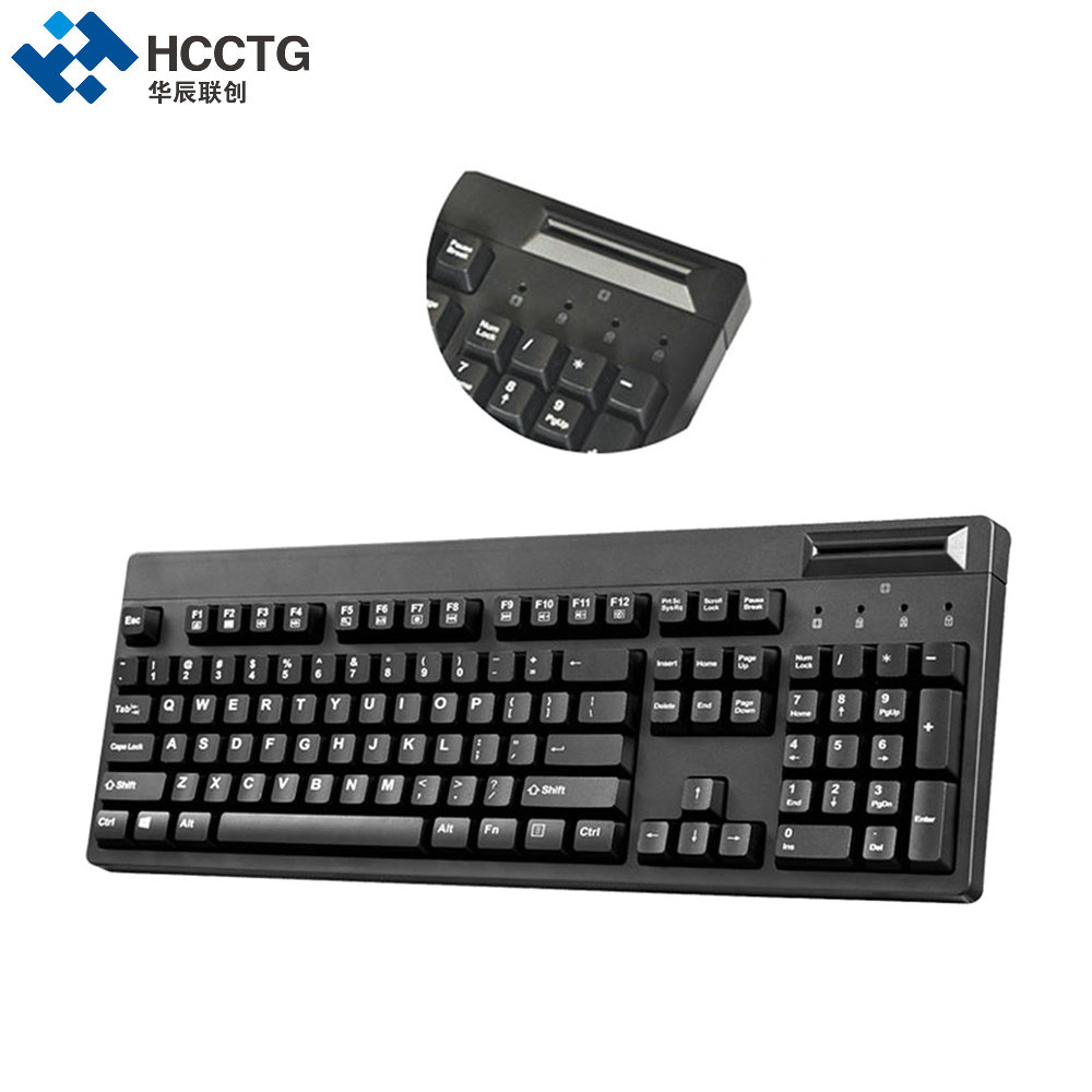 104keys ISO7816 EMV Unionpay Membrane Keyboard with SCR&MSR HCC-150U