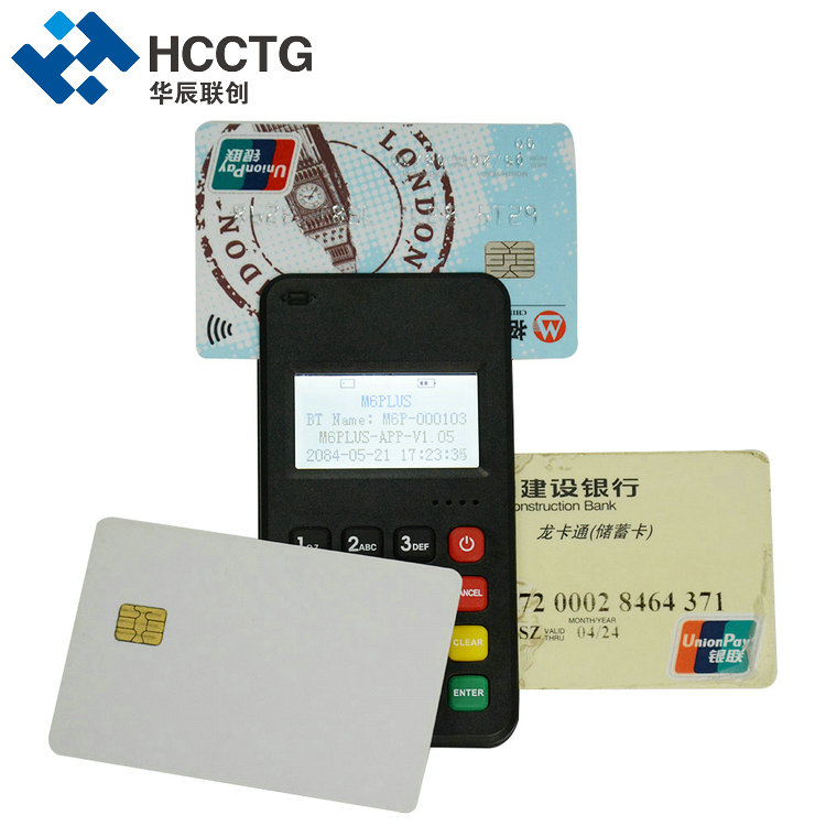 EMV L1&L2 MSR+Contact+Contactless Card Reader MPOS M6 PLUS