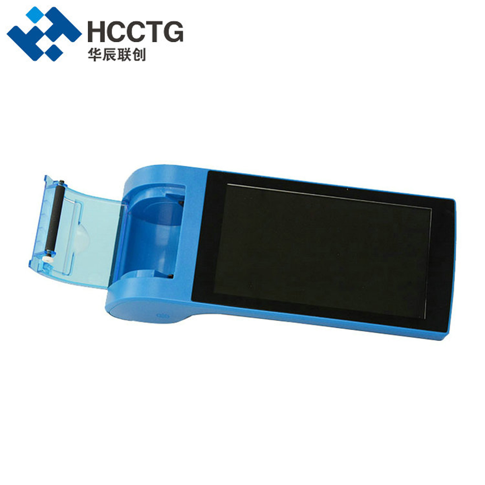 7 Inch Handheld Android POS Terminal With 58mm Printer Z130