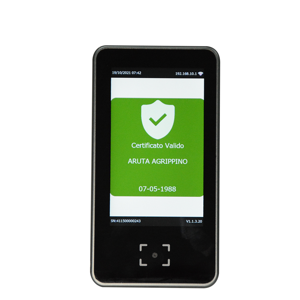 EU Green Pass Certificate Vaccine Passport Scanner Machine HS-600