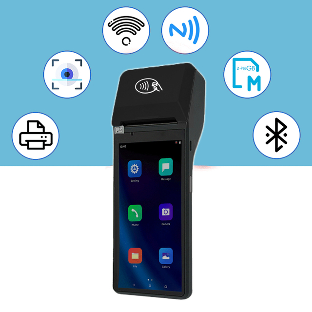 6 Inch 4G Android Smart POS Terminal With NFC And Fingerprint Z300