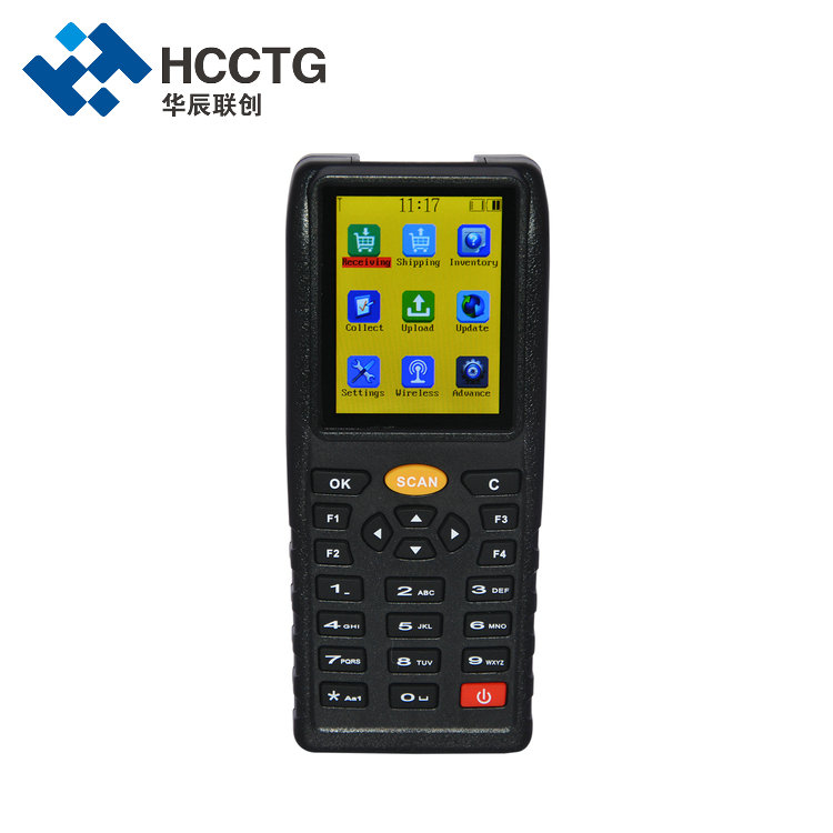 433 Wireless Data Collector PDA 1/2D Barcode Scanner For Inventory Management HS-E7