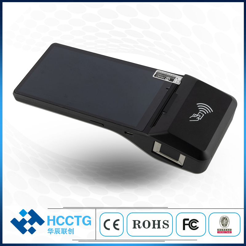 HCCTG 4G NFC 6 Inch Android POS Machine With 58mm Thermal Printer Z300