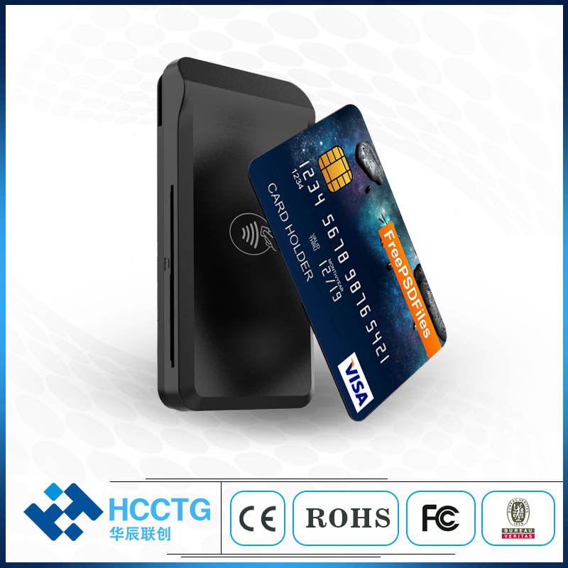 HCCTG Bluetooth EMV PCI 3 In 1 Mobile Payment Terminal MPOS M6 PLUS