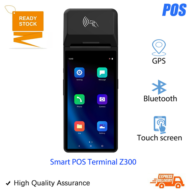 HCCTG NFC GPS Free SDK Handheld Android 10.0 All In One POS Machine Z300