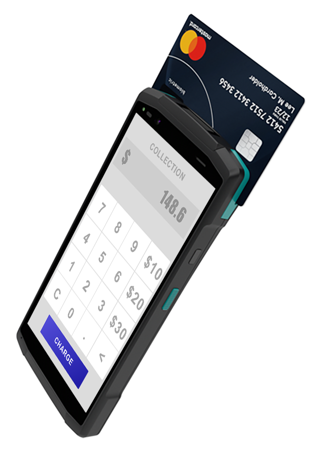 5.7 Inch EMV 4G Bluetooth Mobile Payment Smart POS Terminal HCC-CS20