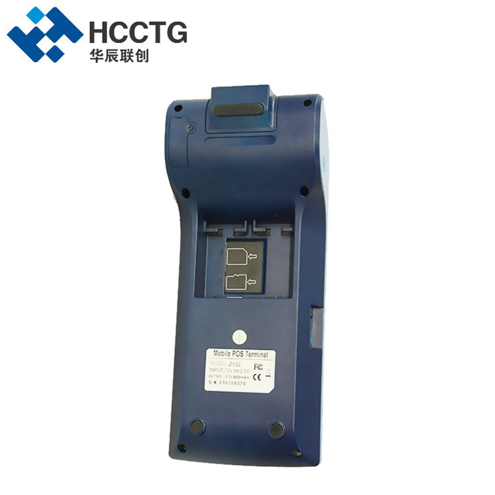 7 Inch Handheld Android POS Terminal With 58mm Printer Z130