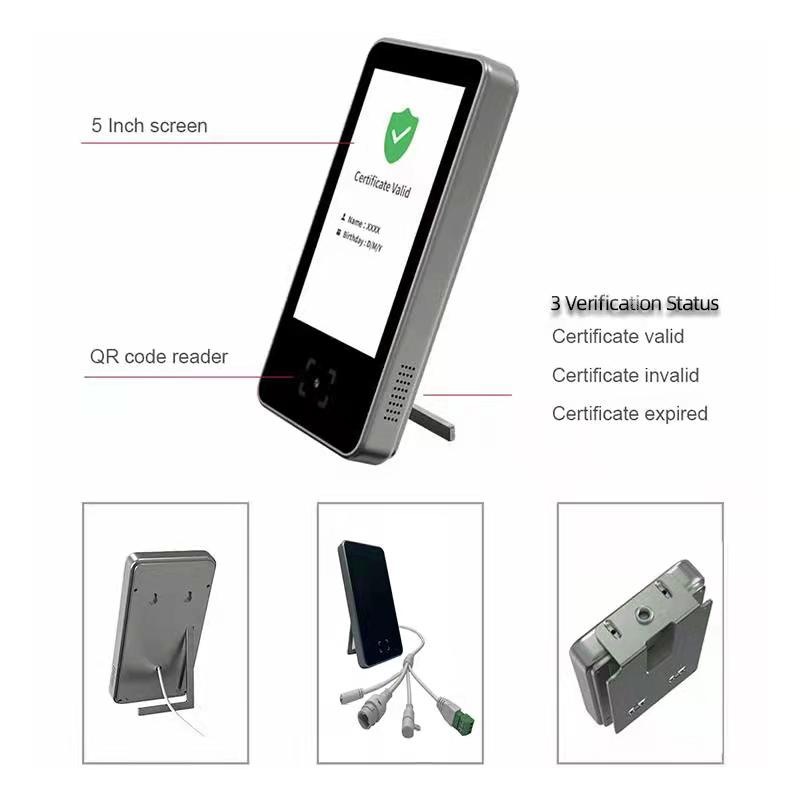 EU Green Pass Certificate Vaccine Passport Scanner Machine HS-600