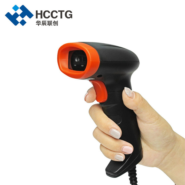 Handheld Wired USB/RS232 2D Barcode Scanner For Mobile QR Code Payment HS-6603B