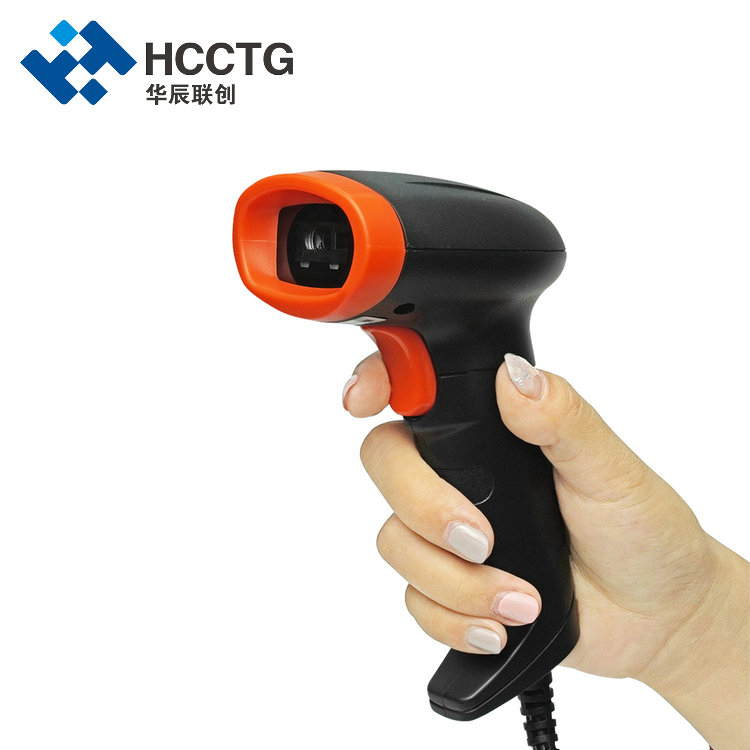 Handheld Wired USB/RS232 2D Barcode Scanner For Mobile QR Code Payment HS-6603B
